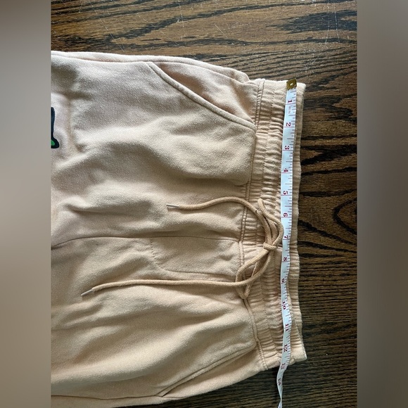 KEITH HARING ARTIST SIGNATURE DANCING PEOPLE BEIGE SWEATPANTS SIZE Small - Picture 4 of 5